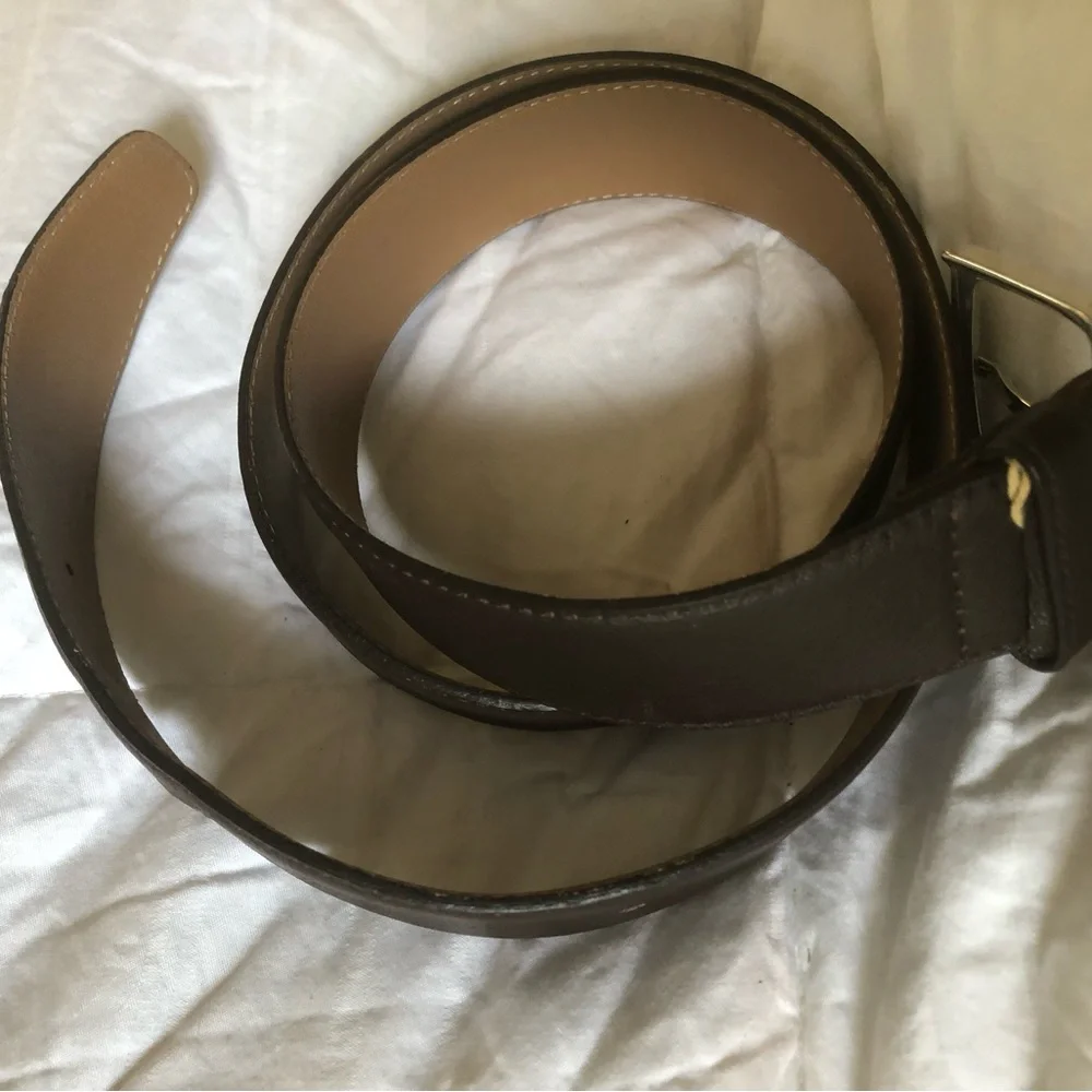 Vintage Bragano Brown Woven Leather Men’s Bag Strap
